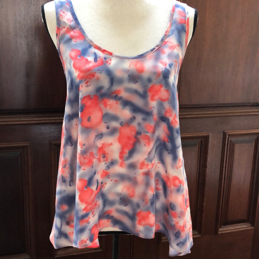 Rory Beca Flowy Silk Top sz Small